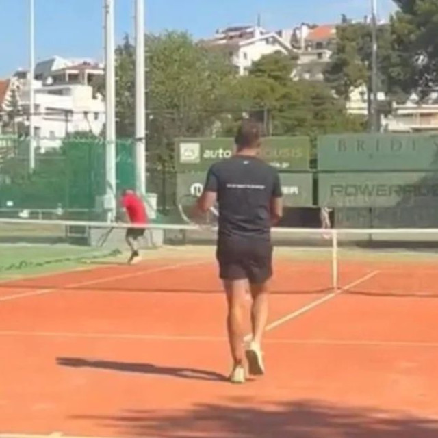 Κασσελάκης - Γεωργιάδης έπαιξαν τένις στο Politia Tennis Club