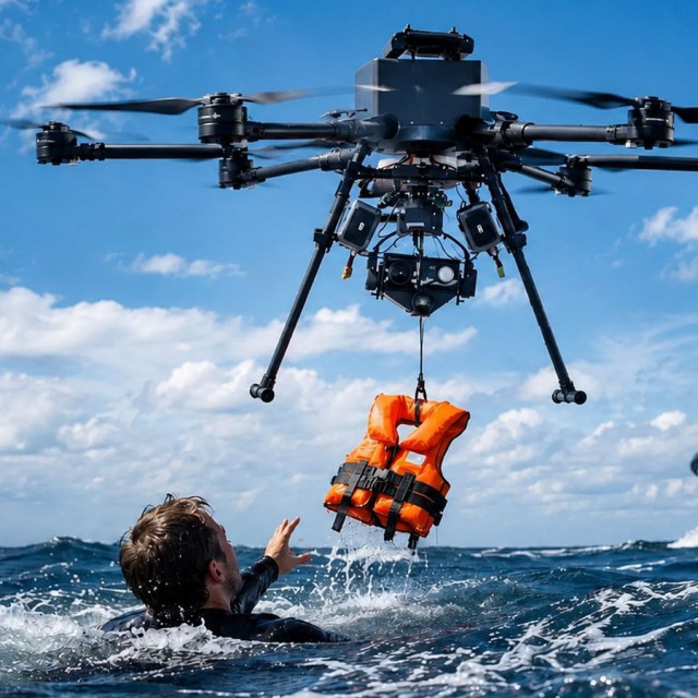 Έλληνας ερευνητής εξελίσσει drone που εντοπίζει ναυαγούς με τεχνητή νοημοσύνη