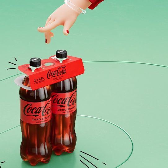 Η Coca-Cola στην Ελλάδα παρουσιάζει νέα γενιά συσκευασίας,  τώρα χωρίς πλαστική μεμβράνη