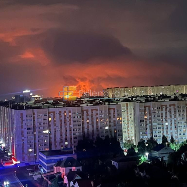 Ρωσία: Μεγάλη πυρκαγιά από ουκρανική επίθεση με drone στη βιομηχανική ζώνη της Σταυρούπολης
