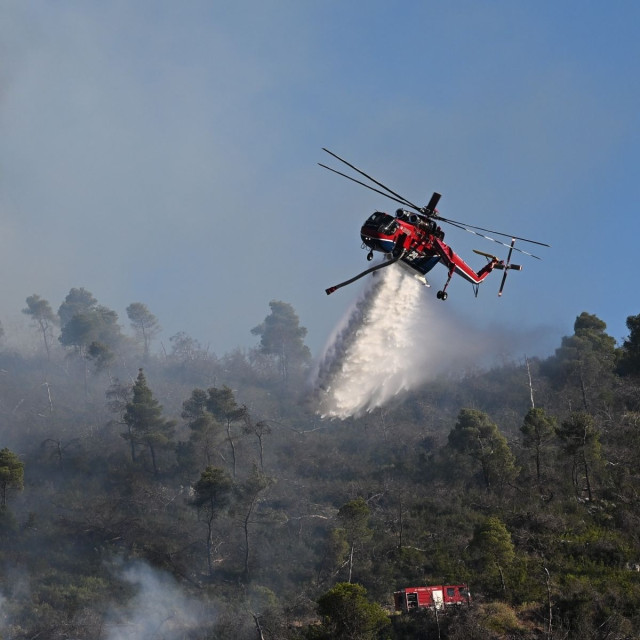 Φωτιά στη δημοτική ενότητα Εχεδώρου του δήμου Δέλτα Θεσσαλονίκης