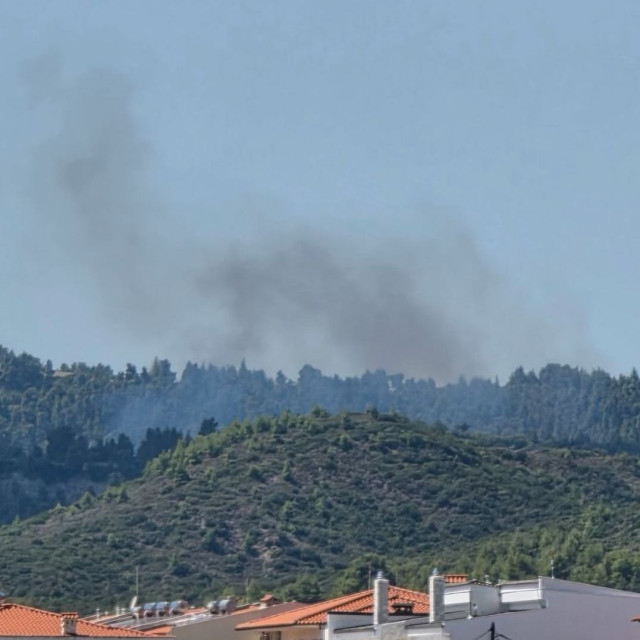 Φωτιά στο πρώτο πόδι της Χαλκιδικής