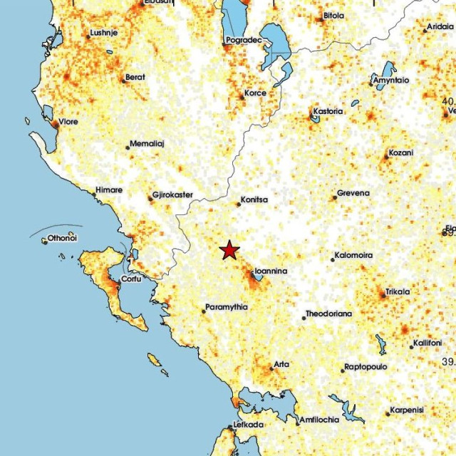 Σεισμός 4,5 Ρίχτερ κοντά στα Ιωάννινα – Δεν έχουν αναφερθεί ζημιές