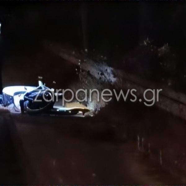 Διπλή τραγωδία στα Χανιά: Νεκροί δύο νέοι μετά από τροχαίο με μηχανή στην εθνική οδό