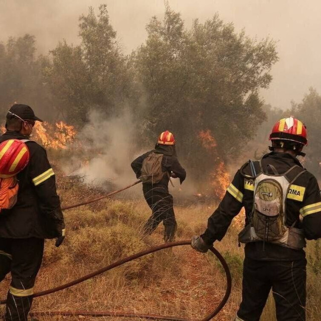 Πυροσβέστες επιχειρούν περικυκλωμένοι από τη φωτιά - Βίντεο από τα πύρινα μέτωπα