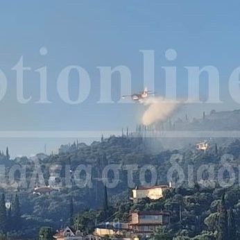 Αίγιο: Βελτιωμένη η εικόνα της φωτιάς - Καίγονται ελαιώνες και αγροτοδασικές εκτάσεις