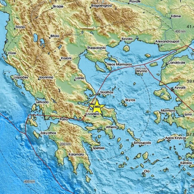 Σεισμός 3,3 Ρίχτερ στην Εύβοια – Κοντά στο Προκόπι το επίκεντρο