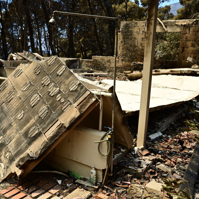 Αποκαρδιωτικές εικόνες από το πέρασμα της φωτιάς σε Αττική και Βοιωτία - Ολοκληρωτική καταστροφή