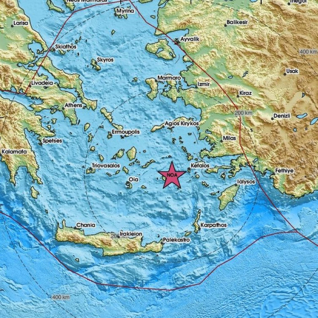 Σεισμός 3,6 Ρίχτερ κοντά στην Αστυπάλαια