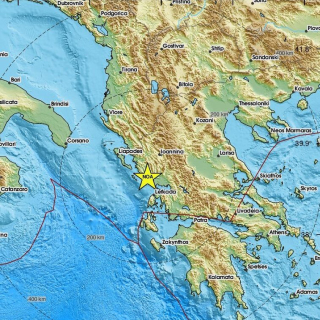 Σεισμός 3,6 Ρίχτερ νότια της Πάργας