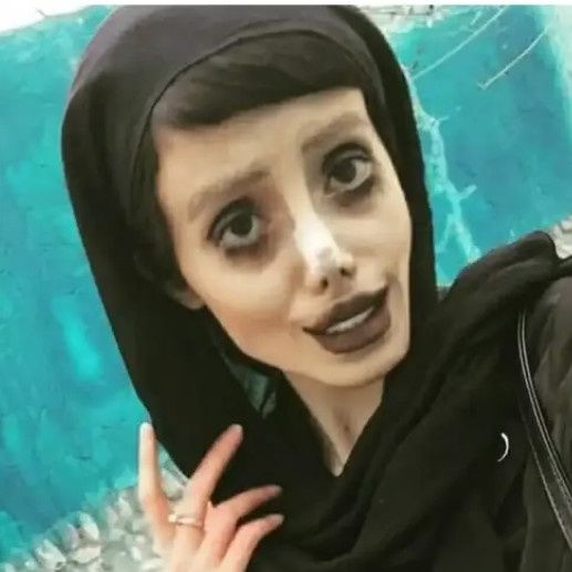 H «ζόμπι Αντζελίνα Τζολί» που ξεγέλασε τον κόσμο - Πώς είναι πραγματικά η Ιρανή