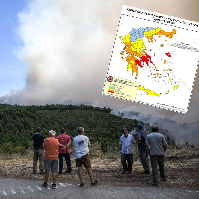 Φωτιά: Σε κατάσταση συναγερμού! Ο χάρτης πρόβλεψης κινδύνου πυρκαγιάς για την Πέμπτη 13 Αυγούστου