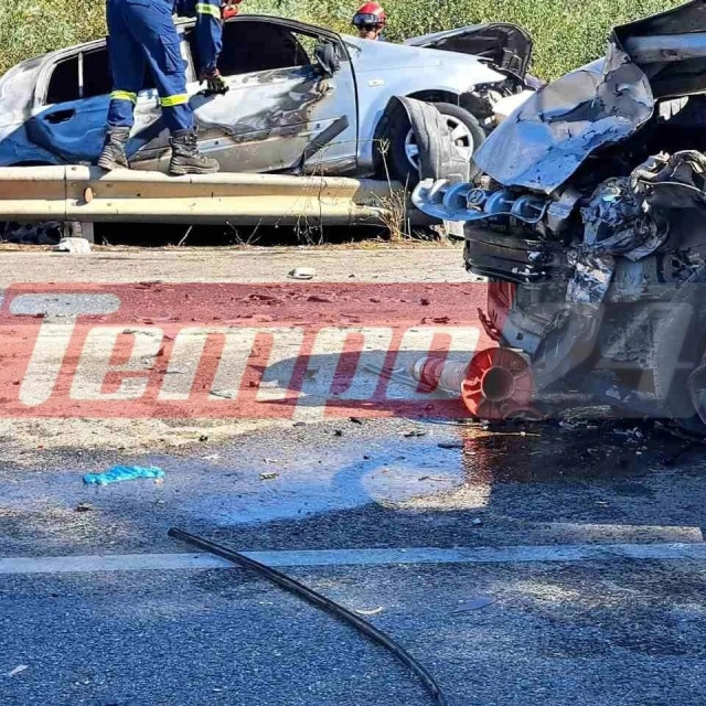 Τροχαίο δυστύχημα στην Κάτω Αχαΐα: Σφοδρή σύγκρουση οχημάτων- Ένας νεκρός και ένας σοβαρά τραυματίας