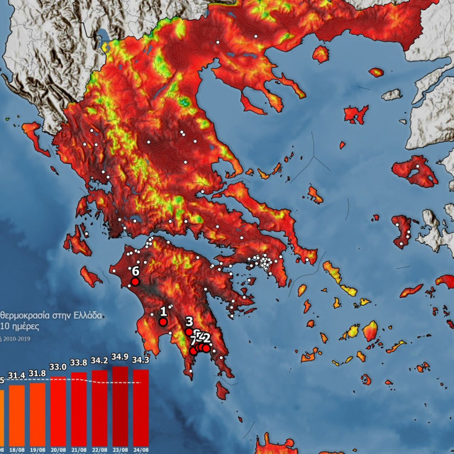 Καιρός: Αυτές είναι οι περιοχές που σήμερα ο υδράργυρος ξεπέρασε τους 41 βαθμούς