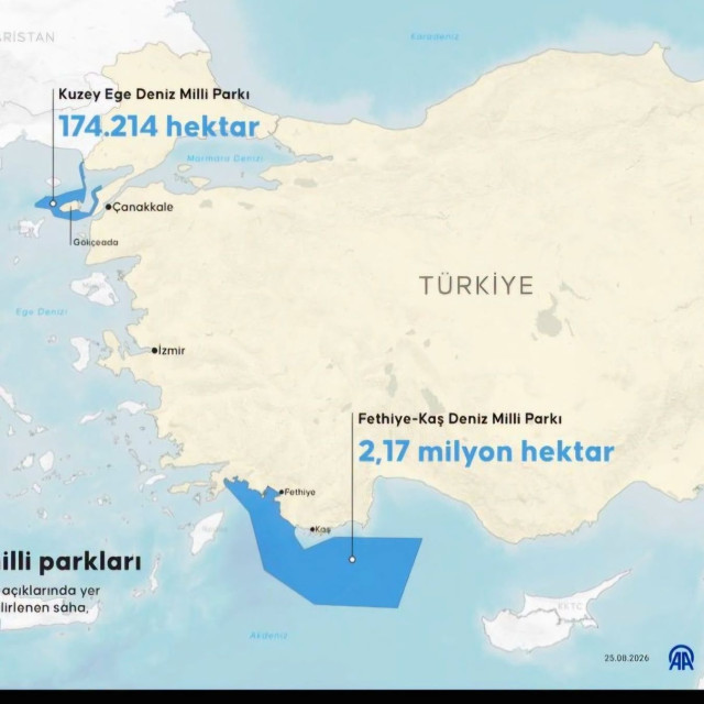 Η Τουρκία δημοσίευσε τον χάρτη των θαλάσσιων πάρκων - Στο επίκεντρο Καστελόριζο, και Λήμνος