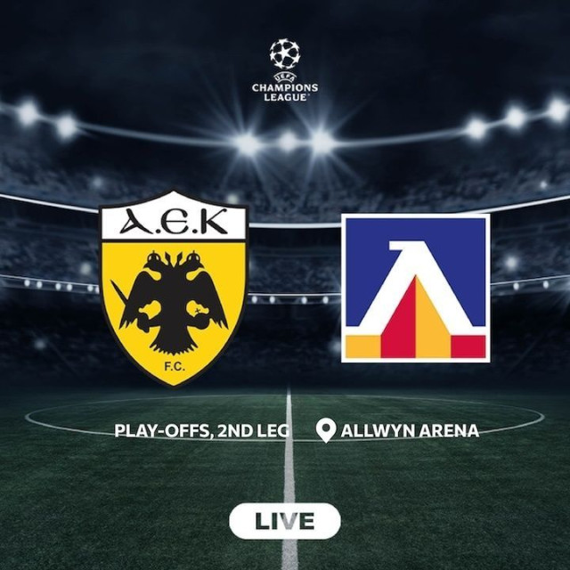 LIVE ΑΕΚ - Λέφσκι Σόφιας 2-0: Επιθετική η Ένωση από το πρώτο λεπτό στην κατάμεστη Φιλαδέλφεια