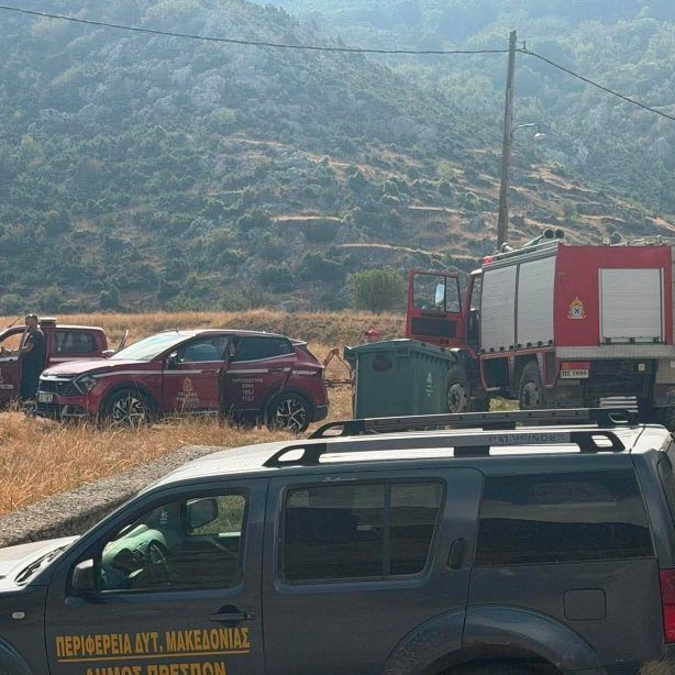 Φωτιά τώρα στην Φλώρινα: Καλύτερη η εικόνα της πυρκαγιάς