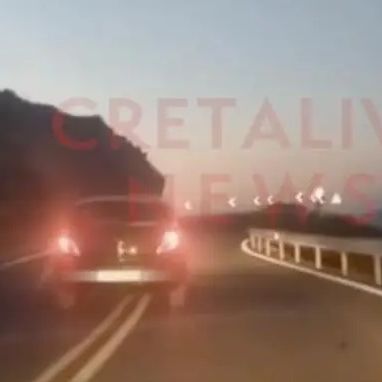 Κρήτη: Νέο βίντεο οργής - Οδηγός κάνει ζικ -ζακ και βγαίνει στο αντίθετο ρεύμα σε δρόμο με στροφές