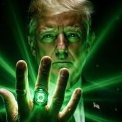 Ο Τραμπ γίνεται... Green Lantern και βαφτίζει τη Σελήνη «αμερικανική»