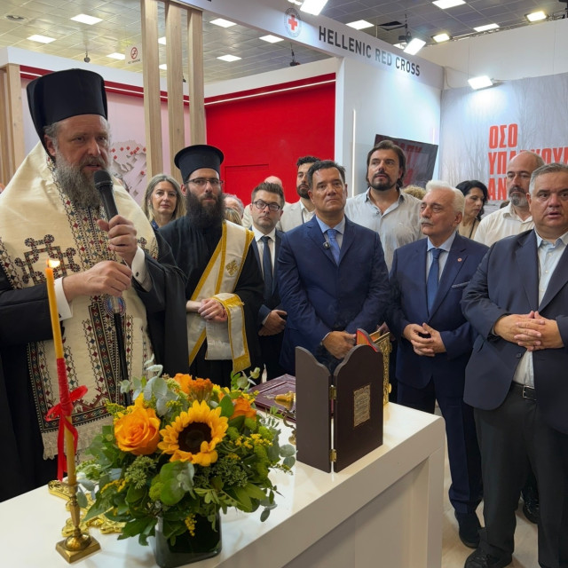 O Ελληνικός Ερυθρός Σταυρός τέλεσε τα εγκαίνια του Περιπτέρου του στην 90η ΔΕΘ