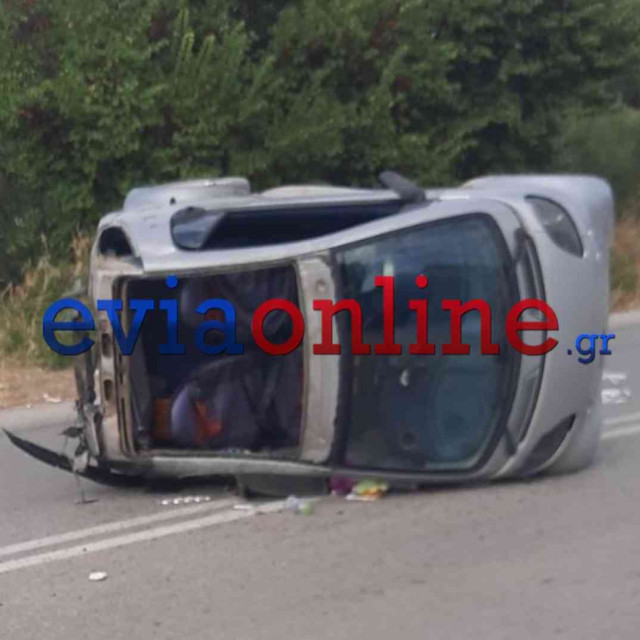 Εύβοια: Σοβαρό τροχαίο ατύχημα με ανατροπή ΙΧ - Τραυματίες δύο 18χρονες