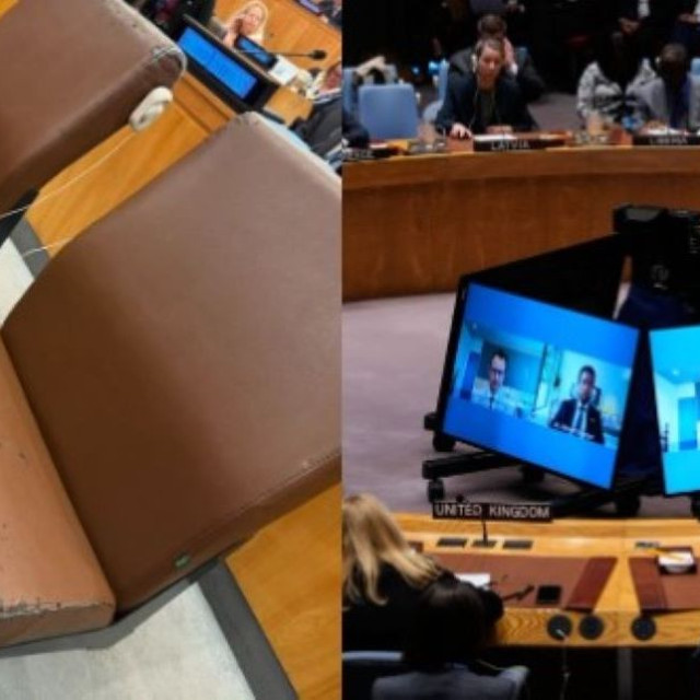 ΟΗΕ: Απίστευτες εικόνες από τις φθαρμένες καρέκλες σε κεντρικό αμφιθέατρο – Το σχόλιο συμβούλου του Ζελένσκι