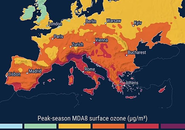Συναγερμός για το επιφανειακό όζον: Στο έλεος του τοξικού ρύπου η Νότια Ευρώπη - Από το αναπνευστικό περνά στο αίμα