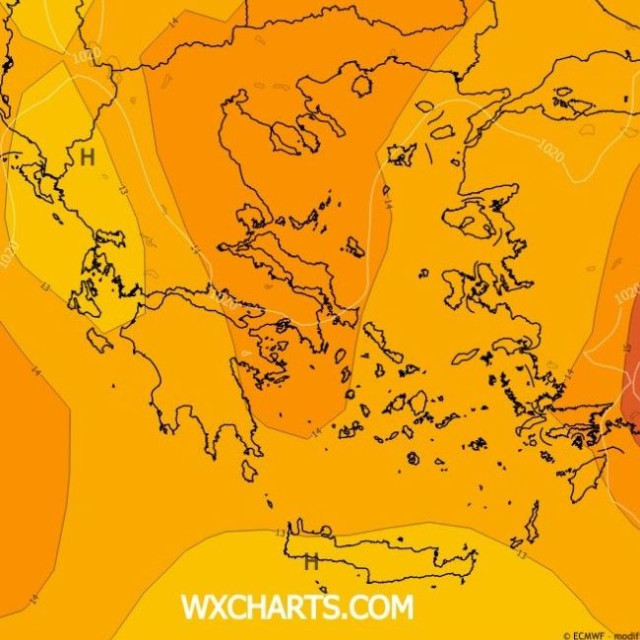 Καιρός: Έρχεται ακραία θερμική έξαρση από το ECMWF - Φέρνει 32άρια ο υποτροπικός αεροχείμαρρος
