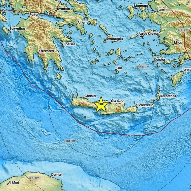 Σεισμός 4,1 Ρίχτερ στην Κρήτη – Κοντά σε Ζωνιανά και Ανώγεια το επίκεντρο