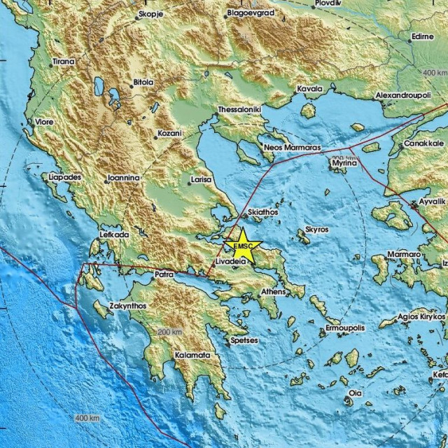 Σεισμός 3,2 Ρίχτερ στην Εύβοια – Κοντά στο Προκόπι το επίκεντρο