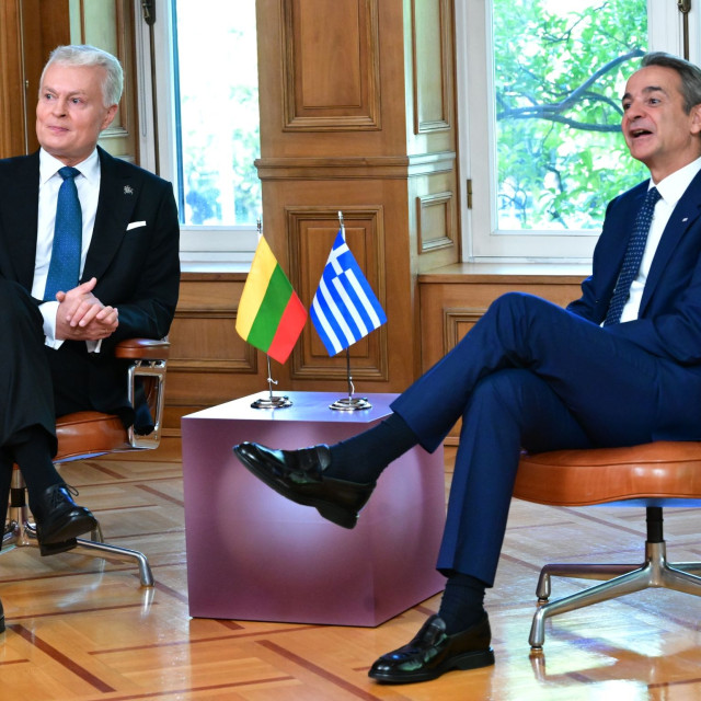 Συνάντηση Μητσοτάκη - Ναουσέντα στο Μαξίμου - «Αναγκαία αναβάθμιση της Ευρωπαϊκής Άμυνας»