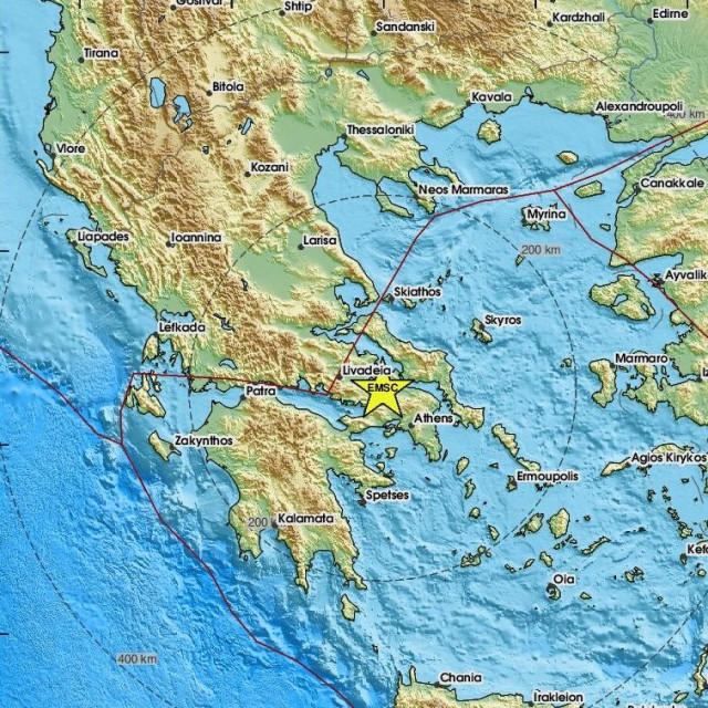Σεισμός 3,3 Ρίχτερ κοντά στη Θήβα