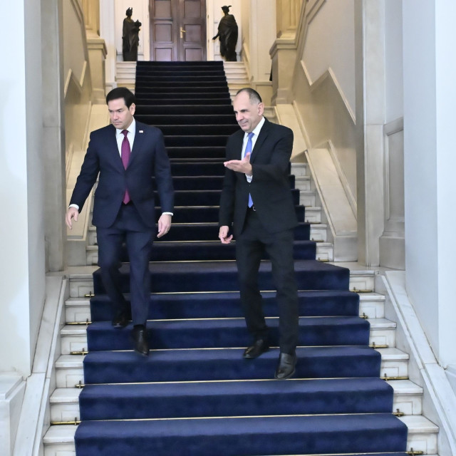 Οι 40 ώρες του Μάρκο Ρούμπιο στην Αθήνα: Από το υπουργείο Εξωτερικών στην Πνύκα