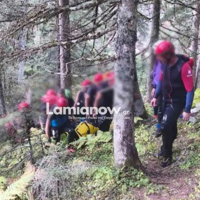 Λαμία: Επιχείρηση διάσωσης 54χρονου Πολωνού που εγκλωβίστηκε στο φαράγγι του Γοργοπόταμου