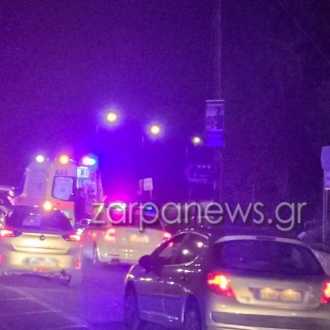 Τροχαίο στα Χανιά: Σύγκρουση μοτοσικλέτας με αυτοκίνητο - Στο νοσοκομείο ο οδηγός