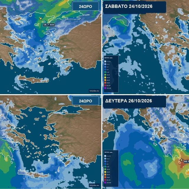 Ανάλυση Κολυδά: Δυσάρεστα νέα από ECMWF και GEFS για τη νέα εβδομάδα