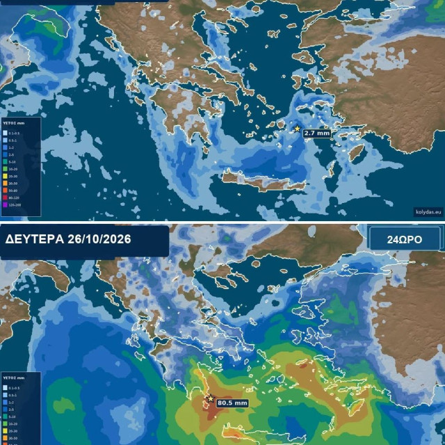 Καιρός: Δυσάρεστα νέα από ECMWF και GEFS για τη νέα εβδομάδα - Η ανάλυση Κολυδά