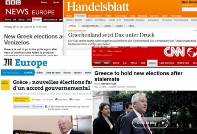 Tι μεταδίδουν τα διεθνή ΜΜΕ για το ελληνικό πολιτικό αδιέξοδο