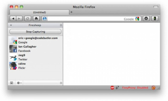 Εύκολη υποκλοπή λογαριασμών Facebook, Twitter