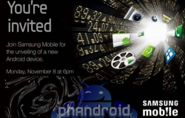 Samsung Event στις 8 Νοεμβρίου