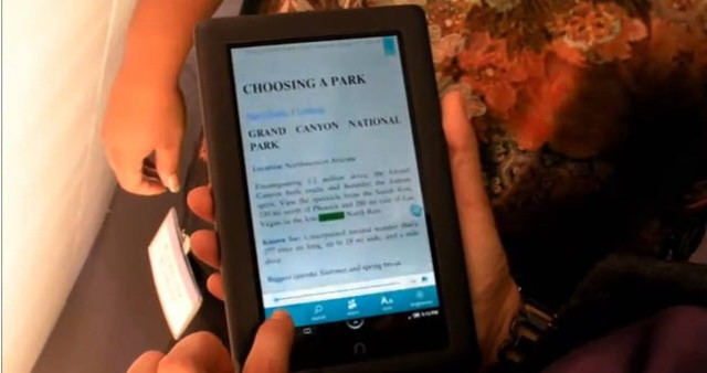 Το πρώτο έγχρωμο Android eBook