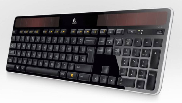 Logitech:Το πρώτο ηλιακό πληκτρολόγιο