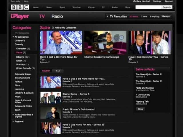 BBC iPlayer το 2011