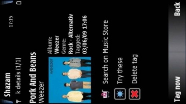 Shazam και για Symbian