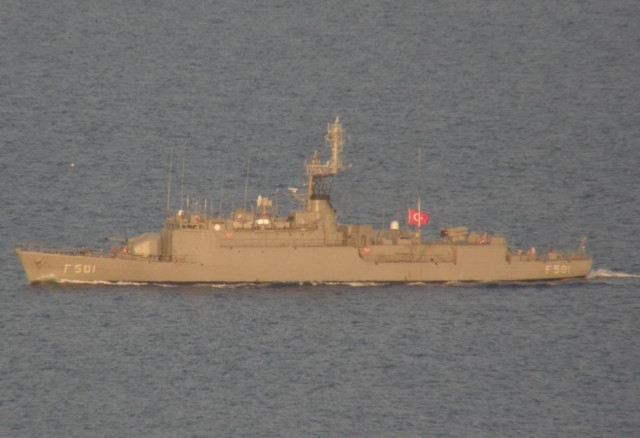 Τουρκική κορβέτα σε ελληνικά νερά