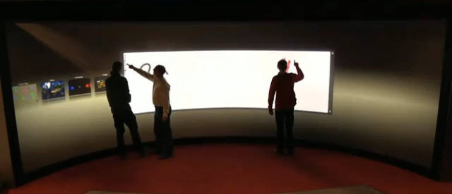 Οθόνη multitouch δέκα μέτρων