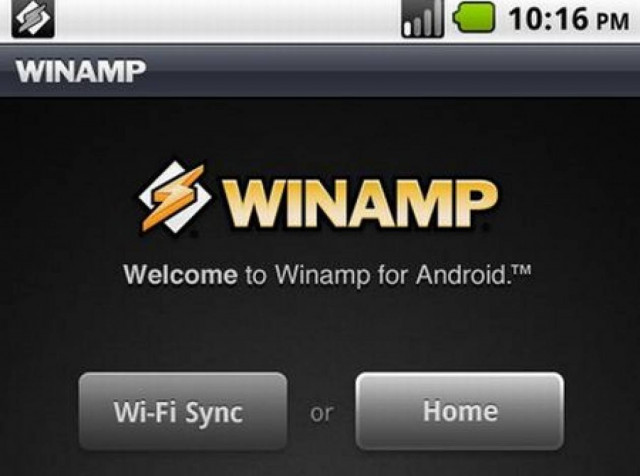 Winamp version 1.0 για android!
