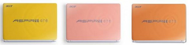 Έρχονται τα πολύχρωμα Acer One netbook