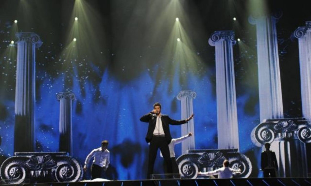 Έδωσε την ψυχή του ο Λούκας Γιώρκας στον τελικό της Eurovision