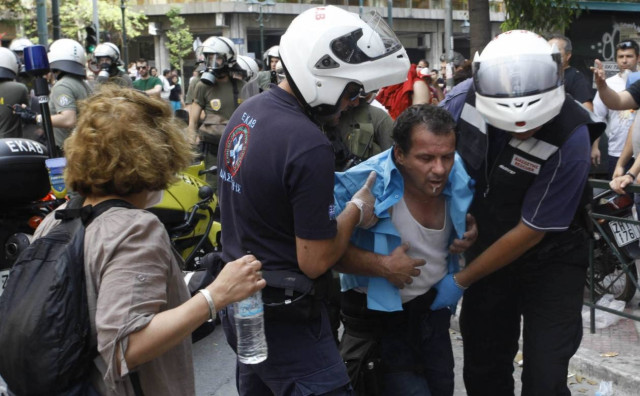 Επεισόδια και συλλήψεις στη Σταδίου